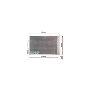 VAN WEZEL Condenseur, climatisation pour OPEL: Insignia (Ref: 37015703)