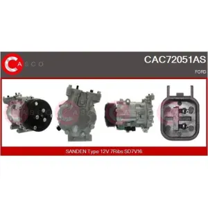 CASCO SRL Compresseur, climatisation pour FORD: Transit/Tourneo (Ref: CAC72051AS)