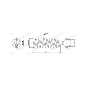 MONROE Ressort de suspension pour FORD: B-Max (Ref: SP4696)