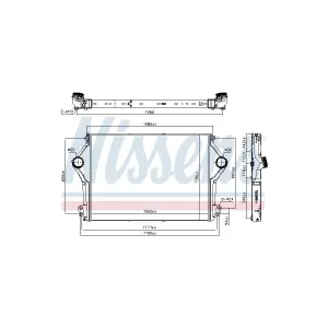 NISSENS 961262 Intercooler