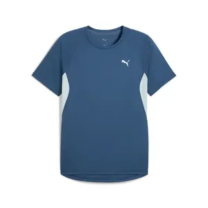Puma M RUN VELOCITY TEE (POLY) - dark indigo