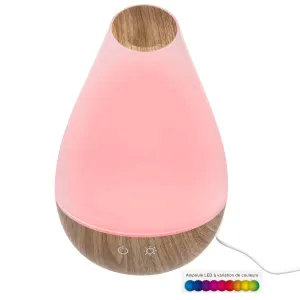 Diffuseur d'Huiles Essentielles LED Arlie 22cm Blanc