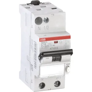 Disjoncteur différentiel 30MA Type AC - ABB - 16