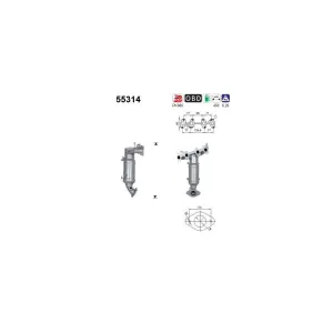 AS 55314 Catalyseur
