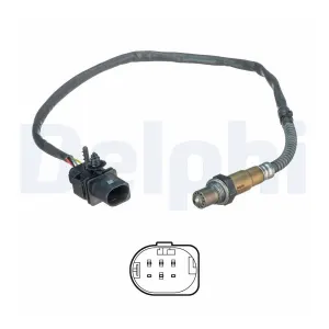 DELPHI Sonde lambda pour FORD: S-Max, Mondeo, Focus, Galaxy, Kuga, C-Max (Ref: ES21136-12B1)