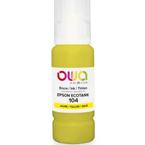 Bouteille D'encre Compatible Epson 104 - Jaune