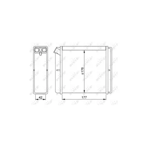 Système De Chauffage Nrf 52219 Opel
