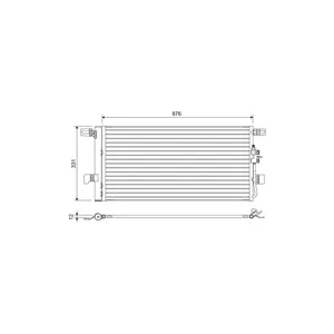 VALEO Condenseur, climatisation pour AUDI: Q5, SQ5 (Ref: 822648)