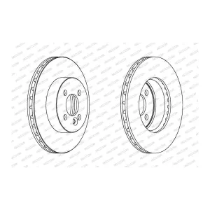 Disque De Frein Ferodo Ddf1617c Mini