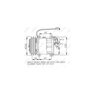 NRF 32704 Compresseur de clim