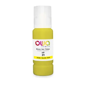 Bouteille D'encre Compatible Hp 31 - Jaune