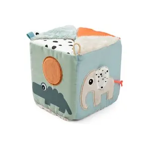 Done By Deer - Cube sensoriel dépliable "Deer Friends