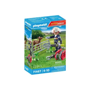 Pompier avec faon à Sauver 71467 PLAYMOBIL