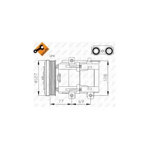 NRF 32061 Compresseur de clim