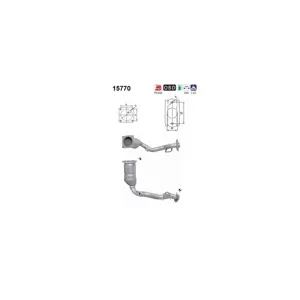 AS Catalyseur pour CITROËN: C3, C2 (Ref: 15770)