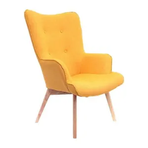 Fauteuil Design Helsinki 100cm Jaune