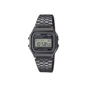Montre Casio Basic Vintage En Acier Gris Homme
