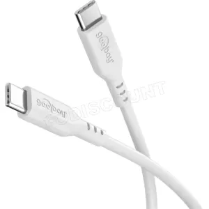Cable Goobay USB-C M/M 1.5m (Blanc)