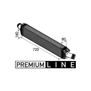 MAHLE CI 169 000P Intercooler