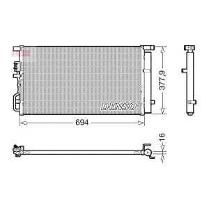 DENSO DCN41019 Condenseur, climatisation