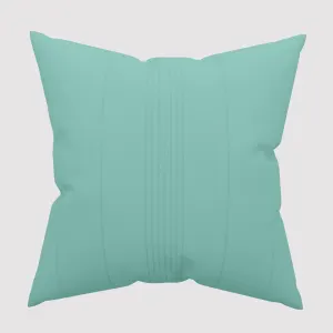 Housse De Coussin 40x40 Cm Adele Bleu Lagon, Par Soleil D'ocre