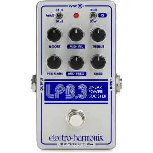 Electro Harmonix LPB-3 Linear Power Booster & EQ pédale d'effet