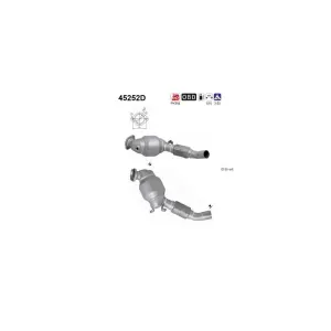 AS Catalyseur pour BMW: X3 (Ref: 45252D)