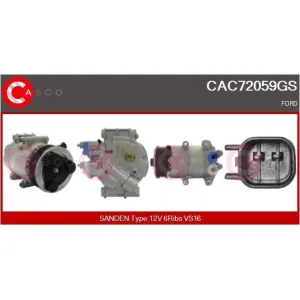 CASCO SRL Compresseur, climatisation pour FORD: Focus (Ref: CAC72059GS)