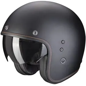Casque Scorpion Belfast Evo Solid Noir Mat - Casque Jet Scorpion