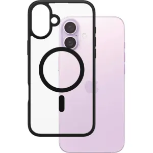 Coque iPhone 16 Plus PanzerGlass HardCase compatible MagSafe - Noir / Transparent