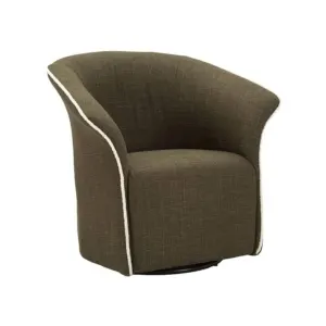 Fauteuil Pivotant Design Siena 83cm Vert